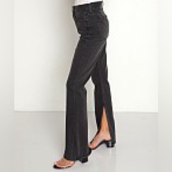 pistola Denim - PISTOLA ALEXA HIGH RISE FLARE JEANS WITH SLIT